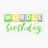 Birthday Wordle